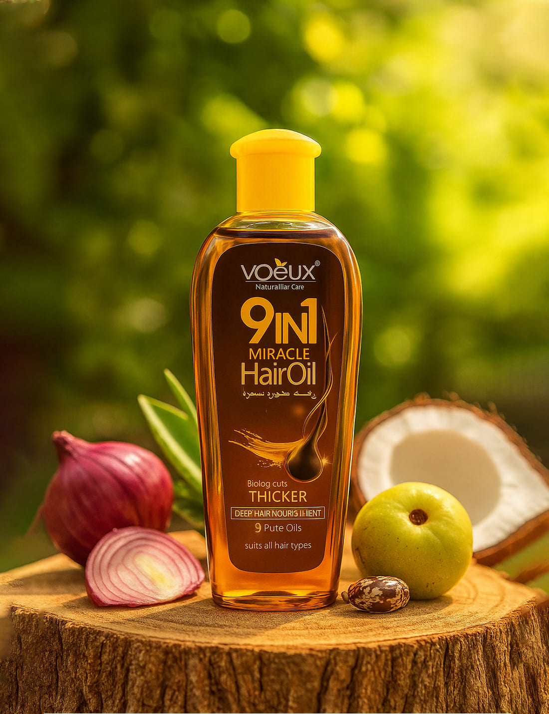 9 in 1 Miracle Hair Oil – Voeux Cosmetics