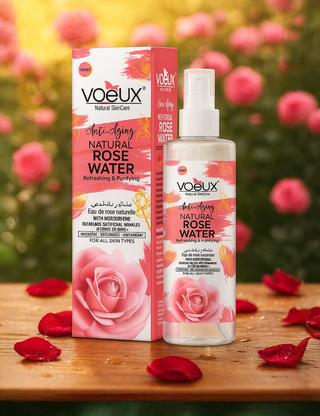 Natural Rose Water Mist