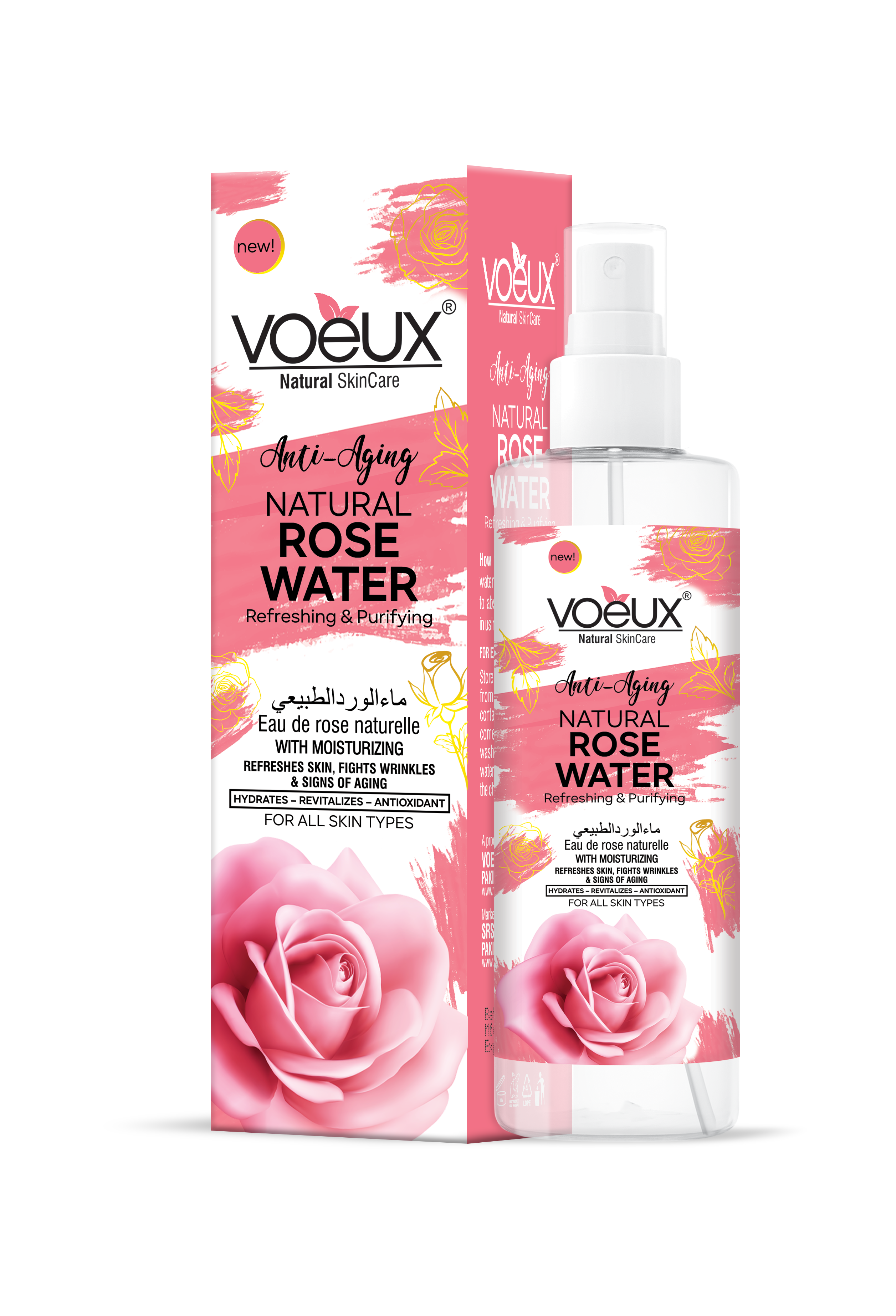 Natural Rose Water Mist